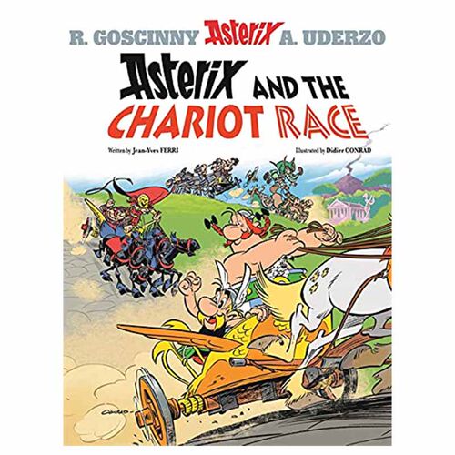 【现货】阿斯泰里克斯与战车竞赛 Asterix and the Chariot Race: Album 37 英文原版进口外版图书