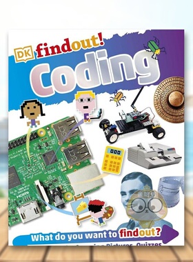 【预售】译码 DKfindout! Coding 原版英文儿童趣味进口书籍图书外版正版