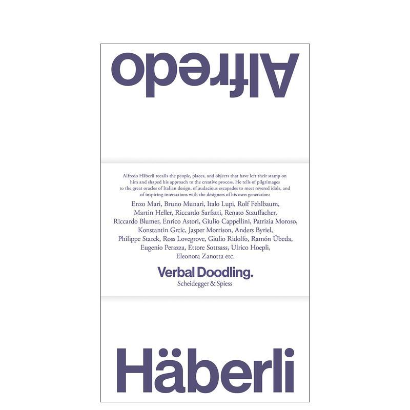 【预售】阿尔弗雷多·哈伯利——言语涂鸦 Alfredo Haberli – Verbal Scribbles英文进口原版综合设计图书Casimiro Di Crescenzo图片