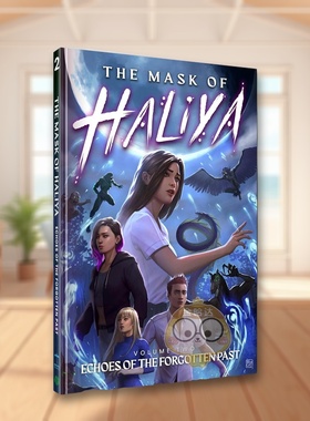 【预售】哈利亚面具卷二：遗忘过去的回响 The Mask of Haliya vol. 2: Echoes of the Forgotten Past 原版英文漫画书进口书籍图