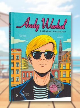 【现货】安迪沃霍尔图像小说【BioGraphics】Andy Warhol英文漫画Michele Botton精装Frances Lincoln Publishers进口原版书7书籍