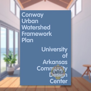 Framework 正版 康威城市流域框架规划 英文城市规划进口书籍图书外版 原版 Plan Watershed Urban Conway 预售
