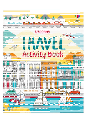 【现货】旅行活动书 Travel Activity Book 英文原版儿童趣味互动游戏 涂色猜谜 世界人文 进口童书