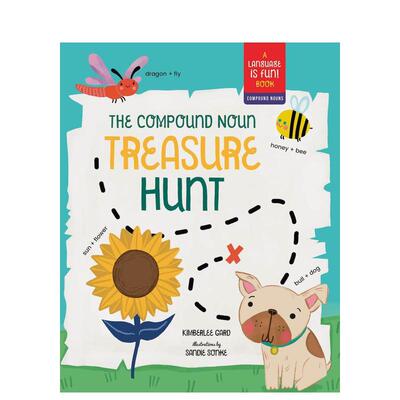 【预售】复合名词寻宝记：看图学复合词 Compound Noun Treasure Hunt原版英文儿童语言/概念启蒙