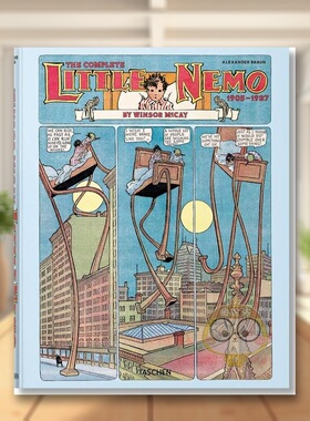 【现货】温瑟麦凯小尼莫全集Winsor McCay The Complete Little Nemo英文漫画Alexander Braun精装TASCHEN进口原版书659书籍图书外