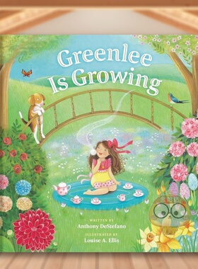 【预售】格林利在成长英文儿童绘本虚构类进口原版书精装Greenlee Is Growing DESTEFANO Holiday House书籍图书外版正版