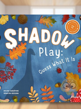 【现货】【童趣自然】猜猜是什么影子游戏英文儿童绘本知识百科Helena Harastova进口原版书精装3岁-6岁【Kidding Nature】Shado书