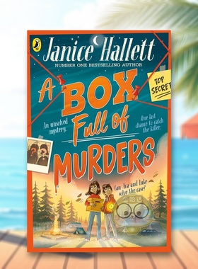 【预售】谜案秘盒A Box Full of Murders英文儿童故事9-12岁平装进口原版书Janice Hallett Puffin Books书籍图书外版正版