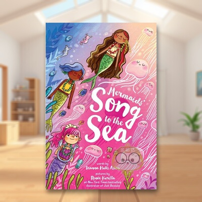 【预售】美人鱼的海之歌英文儿童绘本虚构类进口原版外版书精装3-6周岁Mermaids' Song To The SeaAstonAstra Publishing书籍图书