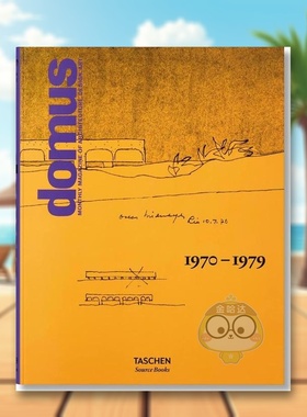 【现货】多莫斯设计 1970–1979英文综合设计进口原版书精装14岁以上domus 1970–1979 Charlotte 著TASCHEN出版书籍图书外版正版