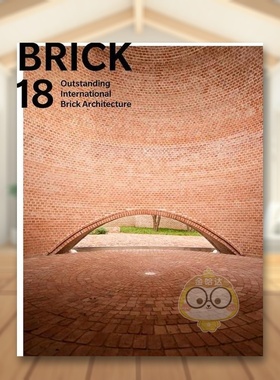 【预售】砖块18：杰出的国际砖建筑 Brick 18: Outstanding International Brick Architecture 原版英文建筑设计进口书籍图书外版