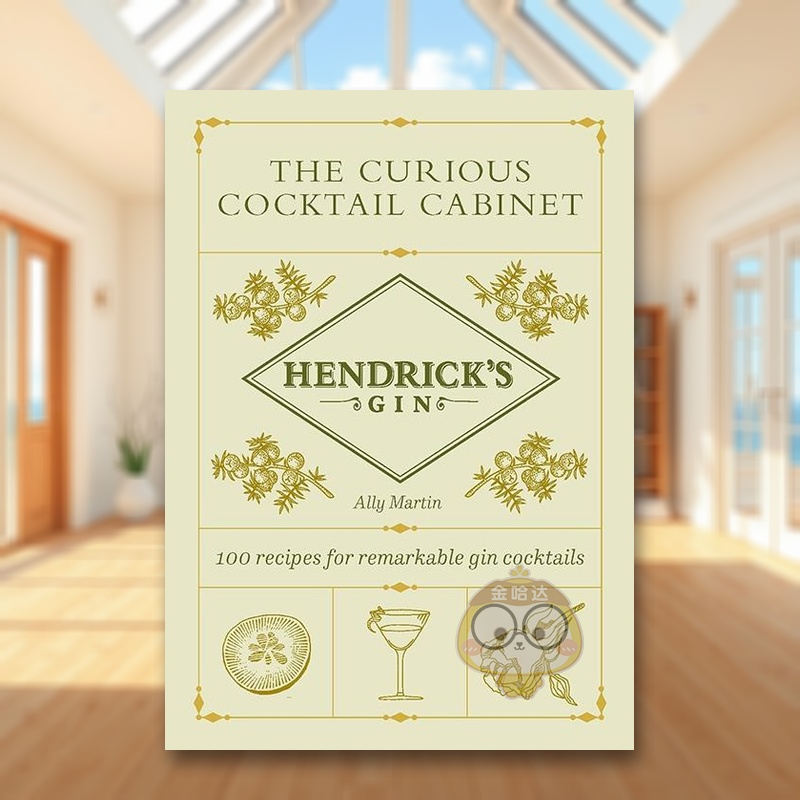 【预售】好奇的鸡尾酒柜英文餐饮进口原版外版书精装14岁以上The Curious Cocktail Cabinet Ally Martin Ebury Publishing书籍图