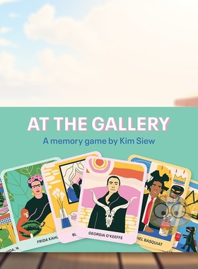 【现货】在画廊：艺术记忆游戏英文卡牌进口原版书At The Gallery: An Art Memory Game Kim Siew著Thames & Hudson Australi书籍