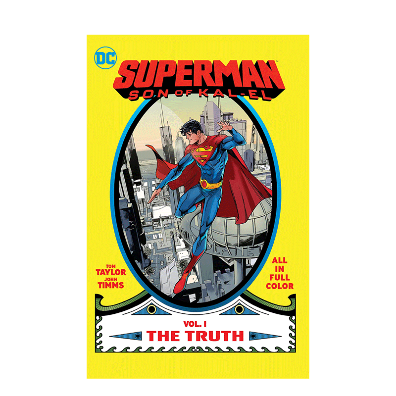 【预售】英文原版 *人之子 卡尔-艾尔 v1 真相 superman son kal-el v