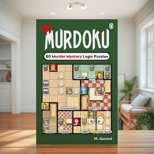 【预售】谜案数独：80个命案逻辑谜题 Murdoku: 80 Murder Mystery Logic Puzzles 原版英文生活综合进口书籍图书外版正版