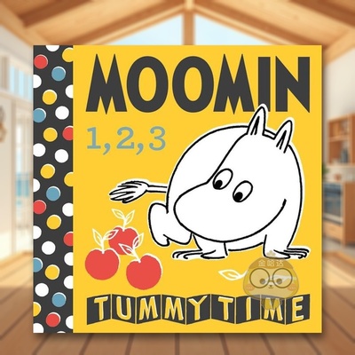 【预售】【姆明宝贝】数字启蒙 肚肚时间 风琴书英文儿童语言概念启蒙进口原版书纸板书Moomin Baby: 123 Tummy Time Tove Jansso