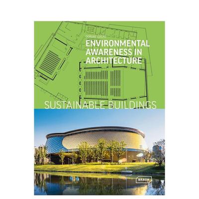 【预售】可持续建筑： 建筑中的环保意识 Sustainable Buildings: Environmental Awareness in Architecture 英文建筑风格与材料