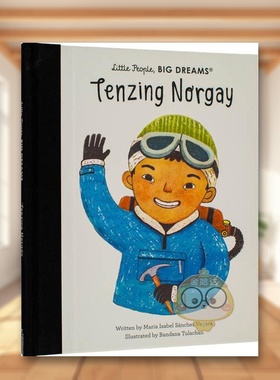 【现货】【小人物,大梦想】丹增·诺尔盖英文儿童绘本人物传记进口原版书精装【Little People,Big Dreams】Tenzing Norgay Maria