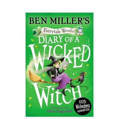 【预售】【童话森林】#3邪恶女巫日记(精装） 【Fairytale Woods】Diary of a Wicked Witch 原版英文儿童桥梁书 Ben Miller进口书