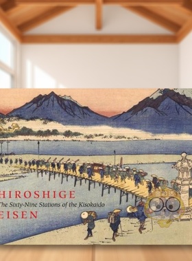 【预售】木曾街道六十九次 The Sixty-Nine Stations of the Kisokaido 原版英文艺术画册画集进口书籍图书外版正版