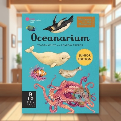 【现货】【欢迎来到博物馆】海洋馆基础版英文儿童绘本知识百科进口原版图书【Welcome To The Museum】Oceanarium精装Loveday T书