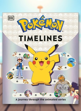 【预售】宝可梦时间线 Pokémon Timelines 原版英文儿童绘本进口书籍图书外版正版