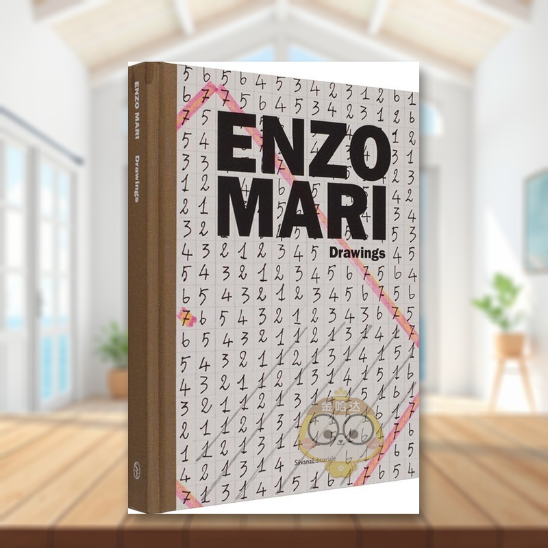 【预售】恩佐·马里：视觉绘画英文艺术家艺术工作室进口原版外版书精装Enzo Mari: DrawingsGiacomelliSilvana书籍图书正版