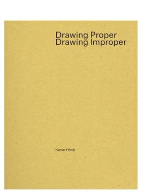 【预售】正确的绘画/不正确的绘画 Drawing Proper/Drawing Improper 原版英文建筑设计