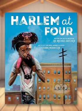 【预售】四岁的哈莱姆英文儿童绘本虚构类进口原版书精装Harlem At Four DATCHER Random House书籍图书外版正版