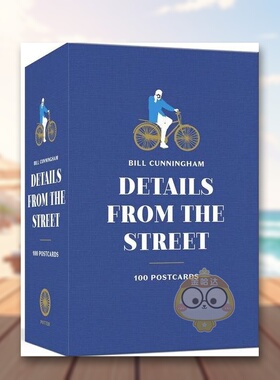 【预售】比尔坎宁汉街头细节英文文创明信片进口原版Bill CunninghamDetails from the Street Clarkson Potter出版New York Tim书