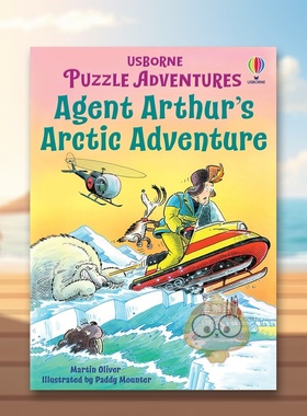 【预售】【解谜冒险】特工亚瑟的北极冒险 【Puzzle Adventures】Agent Arthur's Arctic Adventure 原版英文儿童桥梁书 益智互进