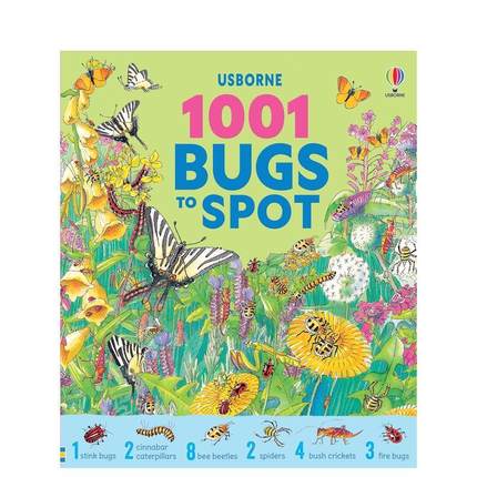 【现货】昆虫发现指南：1001种小虫 1001 Bugs to Spot 原版英文儿童绘本进口书籍图书外版正版