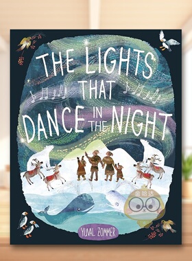 【现货】夜幕中舞动的光 Yuval Zommer英文儿童绘本动物生态环保进口原版外版书精装3-6周岁The Lights That Dance in the NightY