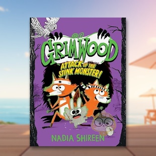 Simon 格里姆伍德臭怪物 Attack Grimwood the Shireen平装 英文漫画Nadia 攻平装 Monster Stink 书 Schuster进口原版 预售