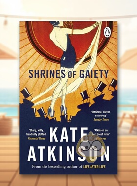 【预售】欢乐圣地英文文学小说进口原版外版书精装Shrines of Gaiety Kate Atkinson Doubleday书籍图书正版