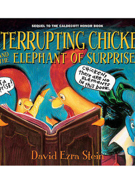 【现货】Interrupting Chicken 打断别人说话的小鸡与给人惊喜的小象 英文儿童绘本原版进口图书书籍