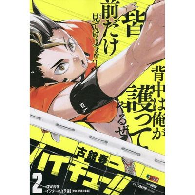 【预售】日版漫画 排球少年2 十周年remix版 GW集训/高中校际比赛预选 ハイキュー!! 2: 集英社リミックス 日本漫画书日文原版