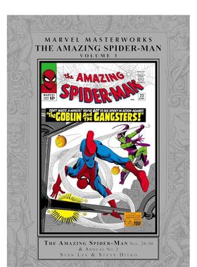 【预售】漫威大师作品：超凡蜘蛛侠卷3 Marvel Masterworks:The Amazing Spider-Man Vol.3 英文漫画书原版进口图书美漫书籍