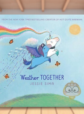 【预售】【独角兽的海底大冒险】一起的天气 Netflix 热门动画剧集续作英文儿童绘本IP系列进口原版外版书精装3-6周岁【Not Quit书