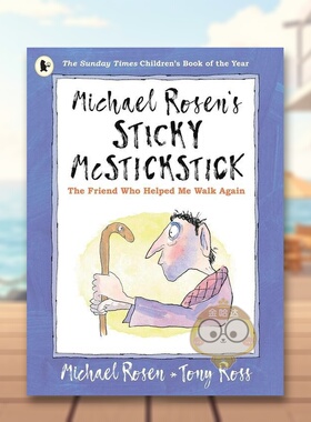 【WH】我的拐杖好友英文儿童绘本自我认知情绪管理进口原版书Michael Rosen’s Sticky McStickstick Michael Rosen著Walke书籍
