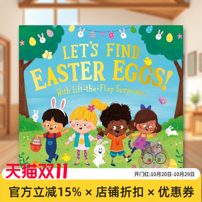 【预售】让我们寻找复活节彩蛋！ Let's Find Easter Eggs! 原版英文儿童绘本进口书籍图书外版正版