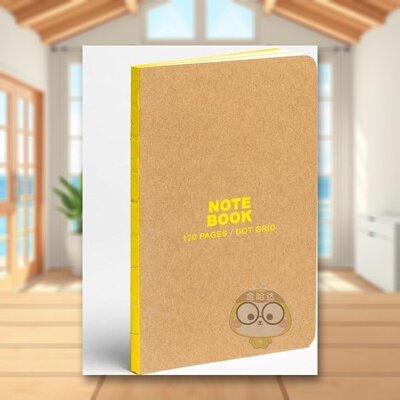 【预售】牛皮纸黄色小型子弹笔记Kraft and Yellow Small Bullet Journal英文文创笔记本Notebook笔记本teNeues进口原版书623书籍