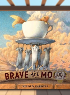【现货】像老鼠一样勇敢Brave as a Mouse英文儿童绘本人际关系3-6岁精装Nicolo Carozzi进口原版书Random House (US)5931818书籍