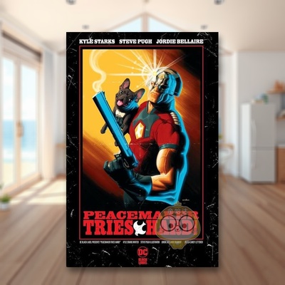 【预售】【DC Comics】和平使者努力！英文漫画精装进口原版书Peacemaker Tries Hard! Kyle Starks  Steve Pugh书籍图书外版正版