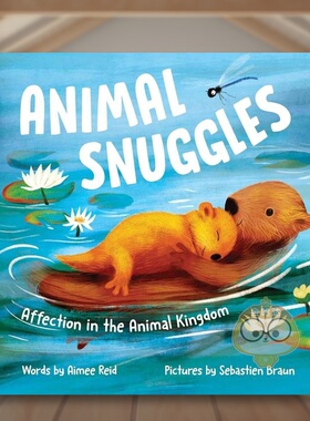 【现货】动物依偎英文儿童自然拼读进口原版书精装Animal Snuggles Aimee Reid著Sourcebooks出版书籍图书外版正版