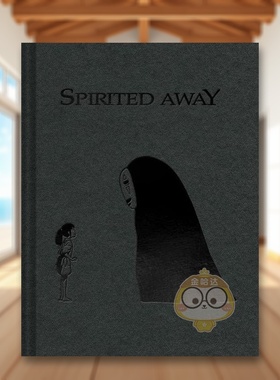 【预售】吉卜力工作室 千与千寻 笔记本英文文创笔记本Notebook精装进口原版外版书14岁以上Studio Ghibli Spirited Away Notebo书