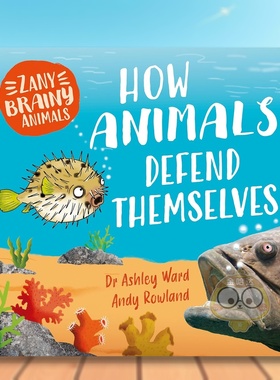 【现货】奇智动物：动物如何自我防御 Zany Brainy Animals: How Animals Defend Themselves 原版英文儿童绘本进口书籍图书外版正