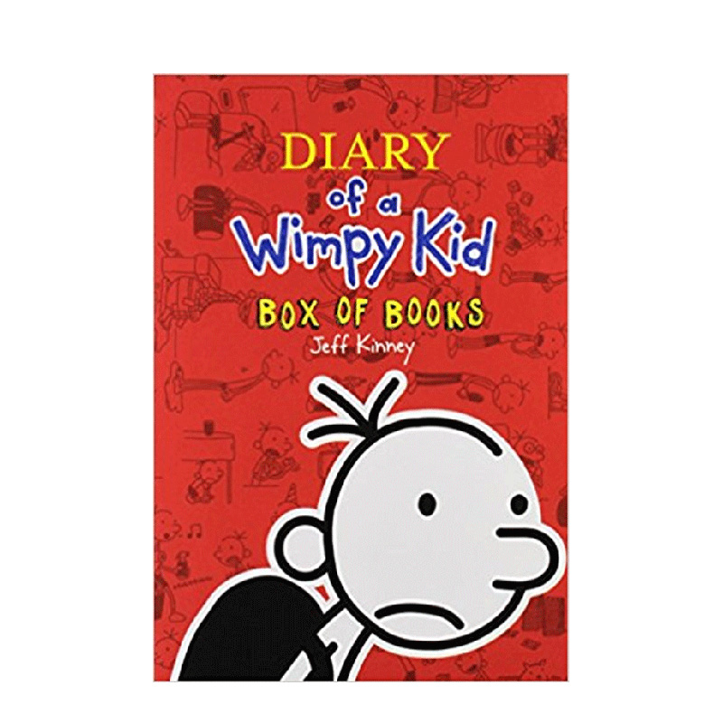 【预售】Diary of a Wimpy Kid Box of Books小屁孩日记（1-10册）英文原版读物