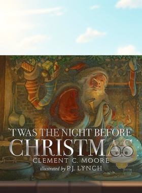 【预售】圣诞前夜Twas the Night Before Christmas英文儿童绘本节日庆典6-9岁平装Clement C. Moore进口原版书Walker Books UK97