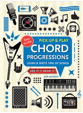 【现货】Chord Progressions 和弦进阶 音乐乐器学习 英文原版图书籍进口正版 Jake Jackson